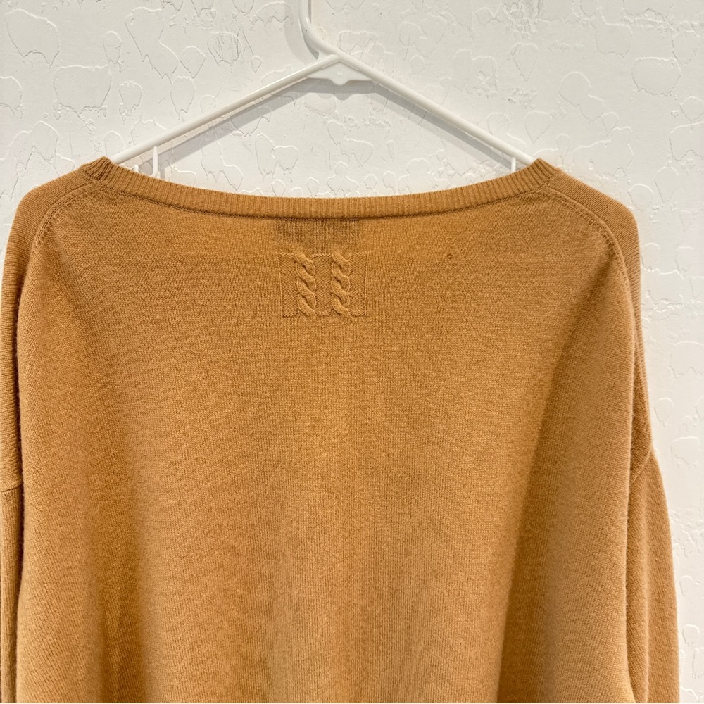 Nili Lotan Cashmere Boyfriend Sweater Women Large Quite Luxury Dropped Shoulder - Picture 8 of 11